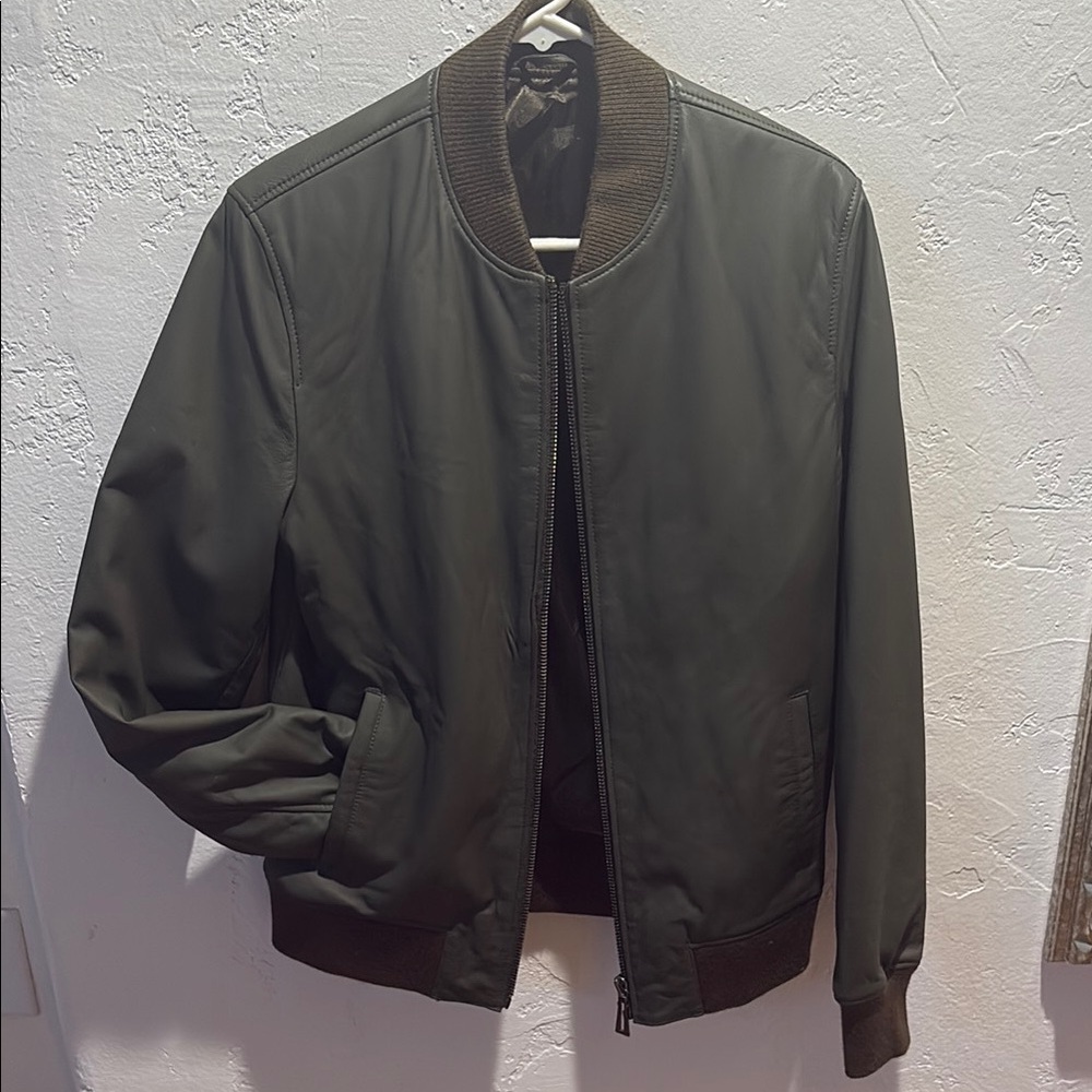 Men's Olive Bomber Jacket